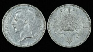 Купить Бельгия 20 франков 1934 год надпись на французском-'ALBERT ROI DES BELGES' (№248)