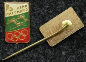 Купить Знак Олимпиада США Лейк Плэсид 1980 год лыжный спорт