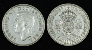 Купить Великобритания 2 шиллинга (флорин) 1942 года (№337)