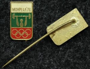 Купить Знак Олимпиада Монреаль 1976 год тяжёлая атлетика