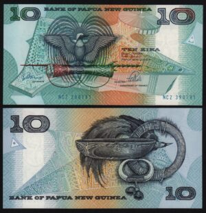 Купить Папуа-Новая Гвинея 10 кина 1988-1998
