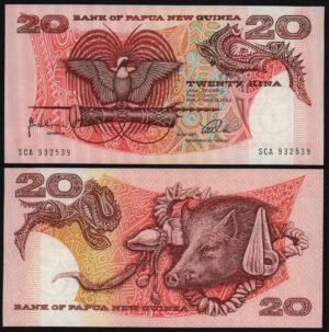 Купить Папуа-Новая Гвинея 20 кина 1998