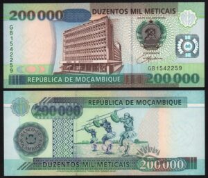 Купить Мозамбик 200000 метикал 2003 год UNC!