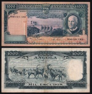 Купить Ангола 1000 эскудо 1970 года, Из оборота!