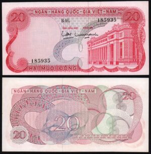 Купить Южный Вьетнам 20 донг 1969