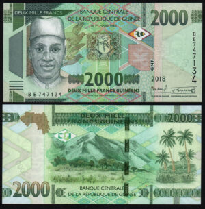 купить Гвинея 2000 франков 2018