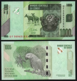 купить Конго 1000 франков 2022
