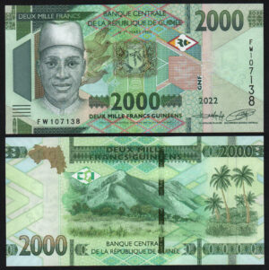 купить Гвинея 2000 франков 2022