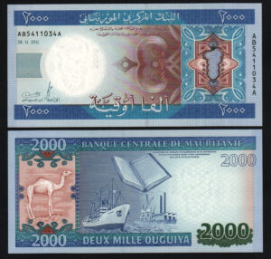 купить Мавритания 2000 угия 2011 год