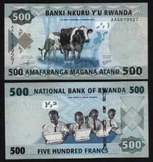 купить Руанда 500 франков 2013 год