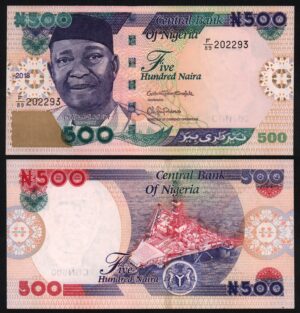 купить Нигерия 500 найра 2018 год
