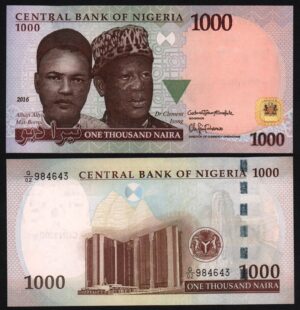 купить Нигерия 1000 найра 2016 год