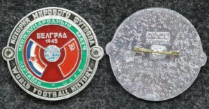 купить Знак Футбол Международный матч Партизан - ЦДКА Белград 1945