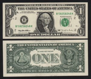 купить США 1 доллар 1995 год B НЬЮ-ЙОРК