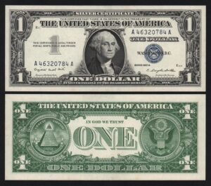 купить США 1 доллар 1957 год Литеры АА
