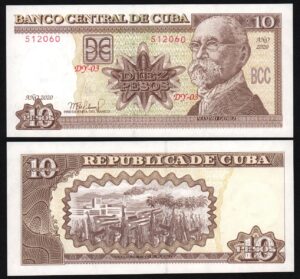 купить Куба 10 песо 2020 год