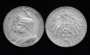 купить Германская империя Пруссия 2 марки 1901 год 200 лет