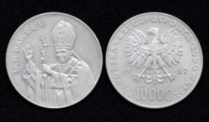 купить Польша 10000 злотых 1987 год Иоанн Павел II