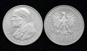 купить Польша 1000 злотых 1983 год Иоанн Павел II