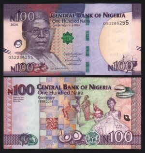 купить Нигерия 100 найра 2024 год