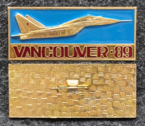 купить Знак Авиасалон Vancouver 1989 год