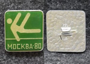 купить Знак Олимпиада 1980 год Гимнастика