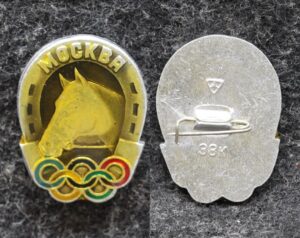 купить Знак Олимпиада 1980 год Конный спорт