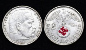 купить Монета Германия Третий рейх 2 рейхсмарки 1938 год