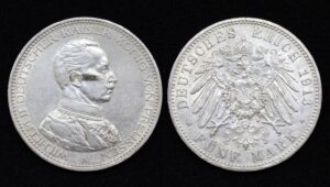 купить Монета Германская империя Пруссия 5 марок 1913 год