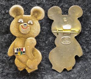 купить Знак Олимпийский мишка (ремень прямоугольный)