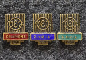 купить Сет призовых знаков спортивного первенства 1965 - 1966 гг