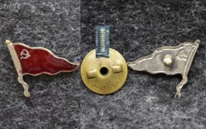 купить Знак с кокарды капитана речного пароходства 30-е годы