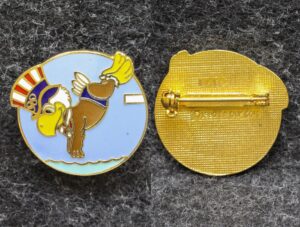 Знак Олимпиада 1984 год Лос-Анджелес США Прыжки в воду