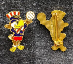 Знак Олимпиада 1984 год Лос-Анджелес США Волейбол