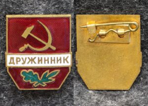 Знак МВД Дружинник