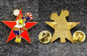 Знак Олимпиада 1984 год Лос-Анджелес США Волейбол