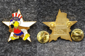 Знак Олимпиада 1984 год Лос-Анджелес США Метание ядра