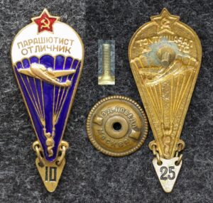 Знак Парашютист отличник Ушастый