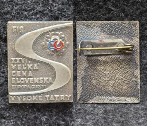 Знак Лыжи Чехословакия FIS кубок Европы 1981 год