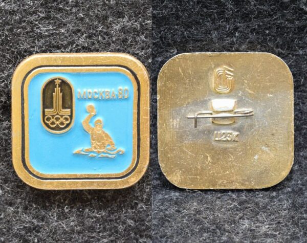 Знак Олимпиада Москва 1980 год Водное поло