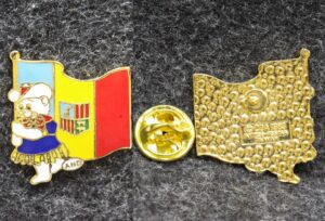 Знак Олимпиада Калгари 1988 год Канада Флаг Сборная Андорры