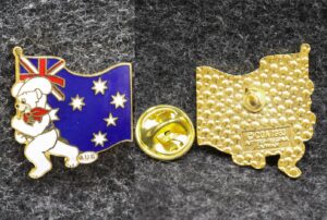 Знак Олимпиада Калгари 1988 год Канада Флаг Сборная Австралии