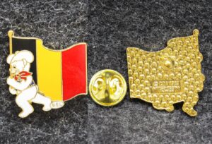 Знак Олимпиада Калгари 1988 год Канада Флаг Сборная Бельгии