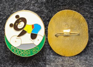 Знак Олимпийский мишка Велоспорт