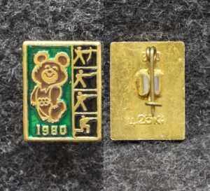 Знак Олимпийский мишка Стрельба