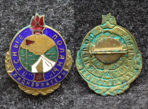 Знак Пионерлагерь Лесные поляны