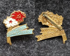 Знак Фестиваль молодёжи 1957 год