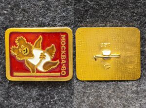 Знак Олимпийский мишка Гимнастика