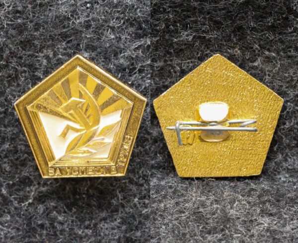 Знак ЦК ВЛКСМ За успехи в труде