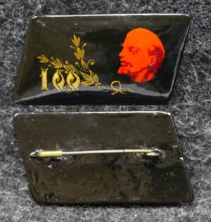 Знак В И Ленин 100 лет Палех